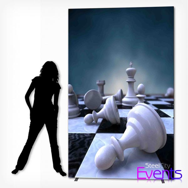 Giant Chess Piece Feature Backdrop