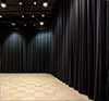 Black Cloth Wall Draping