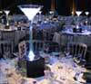 Illuminated Acrylic Candelabra Table Centre Piece