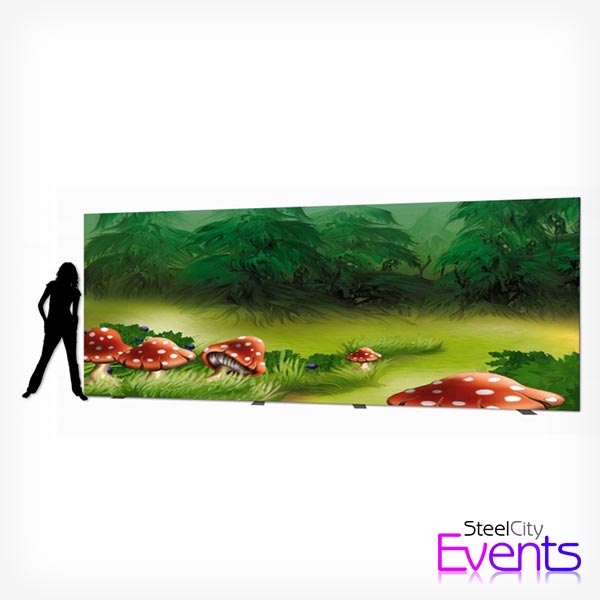 Large 6m Toadstool Backdrop