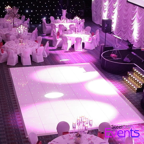 White Star Light Dance Floor